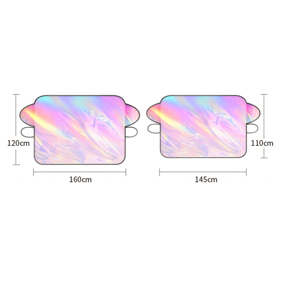 Car Window Sunshade Cover with Strong Magnets Heat Insulation UV Protection Sun Blocking Film Universal Auto Windshield Image 4