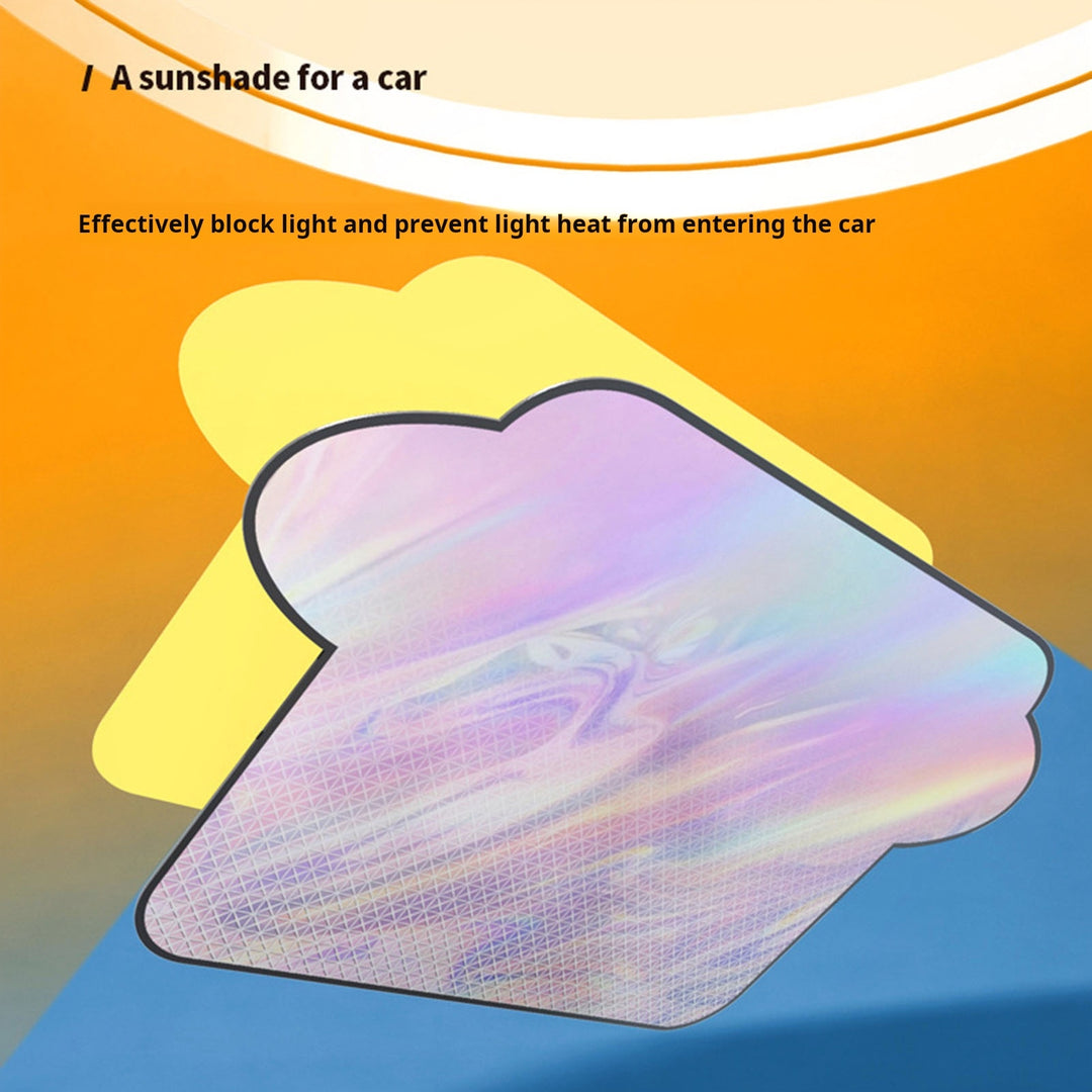 Car Window Sunshade Cover with Strong Magnets Heat Insulation UV Protection Sun Blocking Film Universal Auto Windshield Image 7