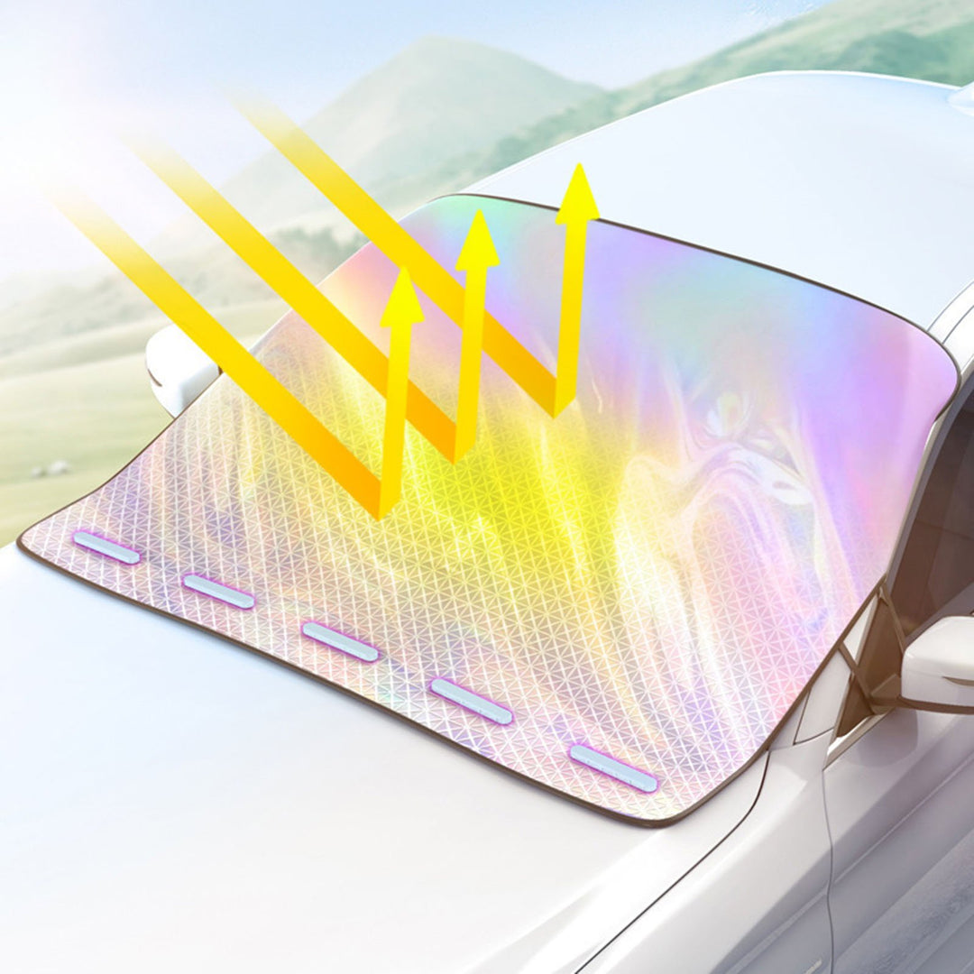 Car Window Sunshade Cover with Strong Magnets Heat Insulation UV Protection Sun Blocking Film Universal Auto Windshield Image 8