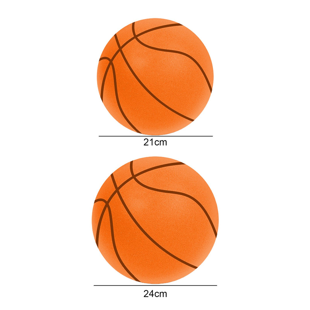 Silent Basketball High Rebound Low Noise Indoor Kids Dribbling Training Uncoated High Density Foam Practice Sports Image 7