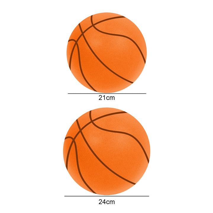 Silent Basketball High Rebound Low Noise Indoor Kids Dribbling Training Uncoated High Density Foam Practice Sports Image 7