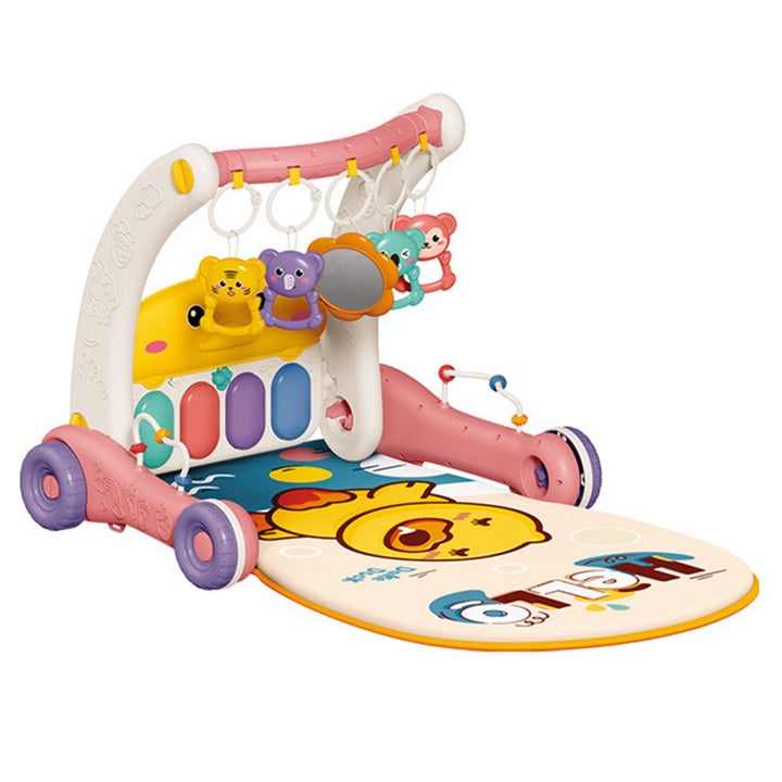 Baby Play Mat Gym Piano Toy Activity Center Adjustable Height Multifunctional Learning Walker for Newborn Toddler Boy Image 3