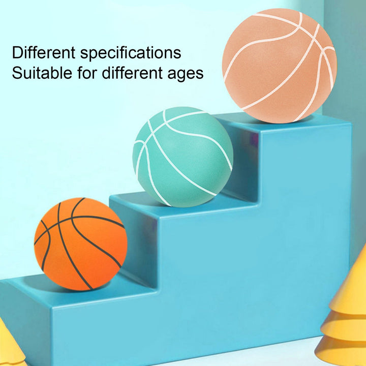 Silent Basketball High Rebound Low Noise Indoor Kids Dribbling Training Uncoated High Density Foam Practice Sports Image 8