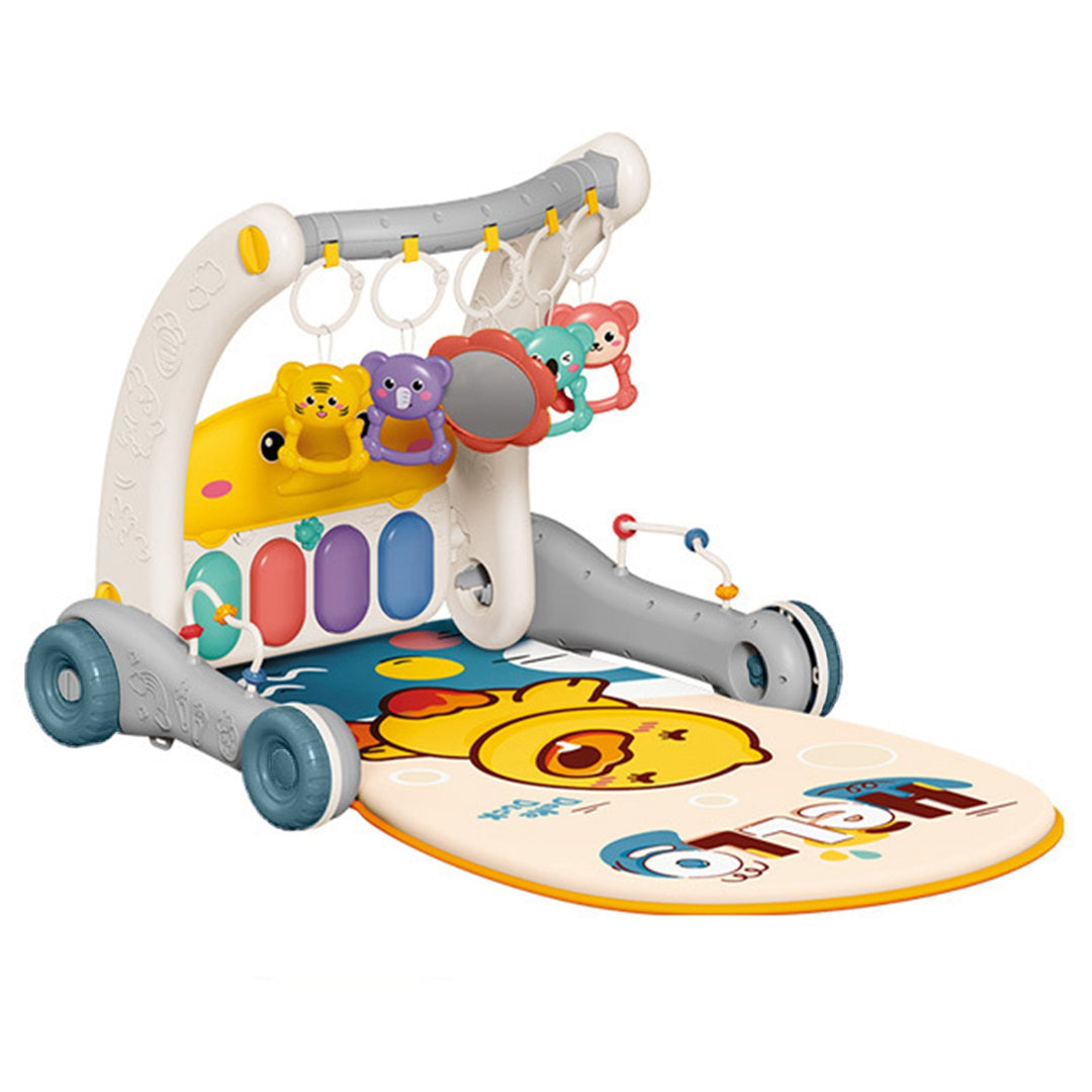 Baby Play Mat Gym Piano Toy Activity Center Adjustable Height Multifunctional Learning Walker for Newborn Toddler Boy Image 4