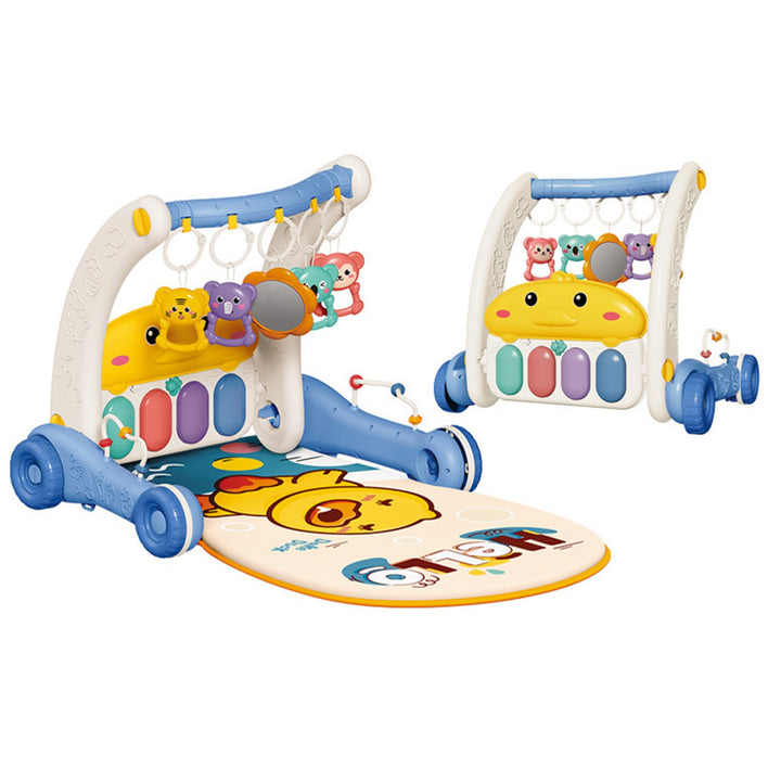 Baby Play Mat Gym Piano Toy Activity Center Adjustable Height Multifunctional Learning Walker for Newborn Toddler Boy Image 8