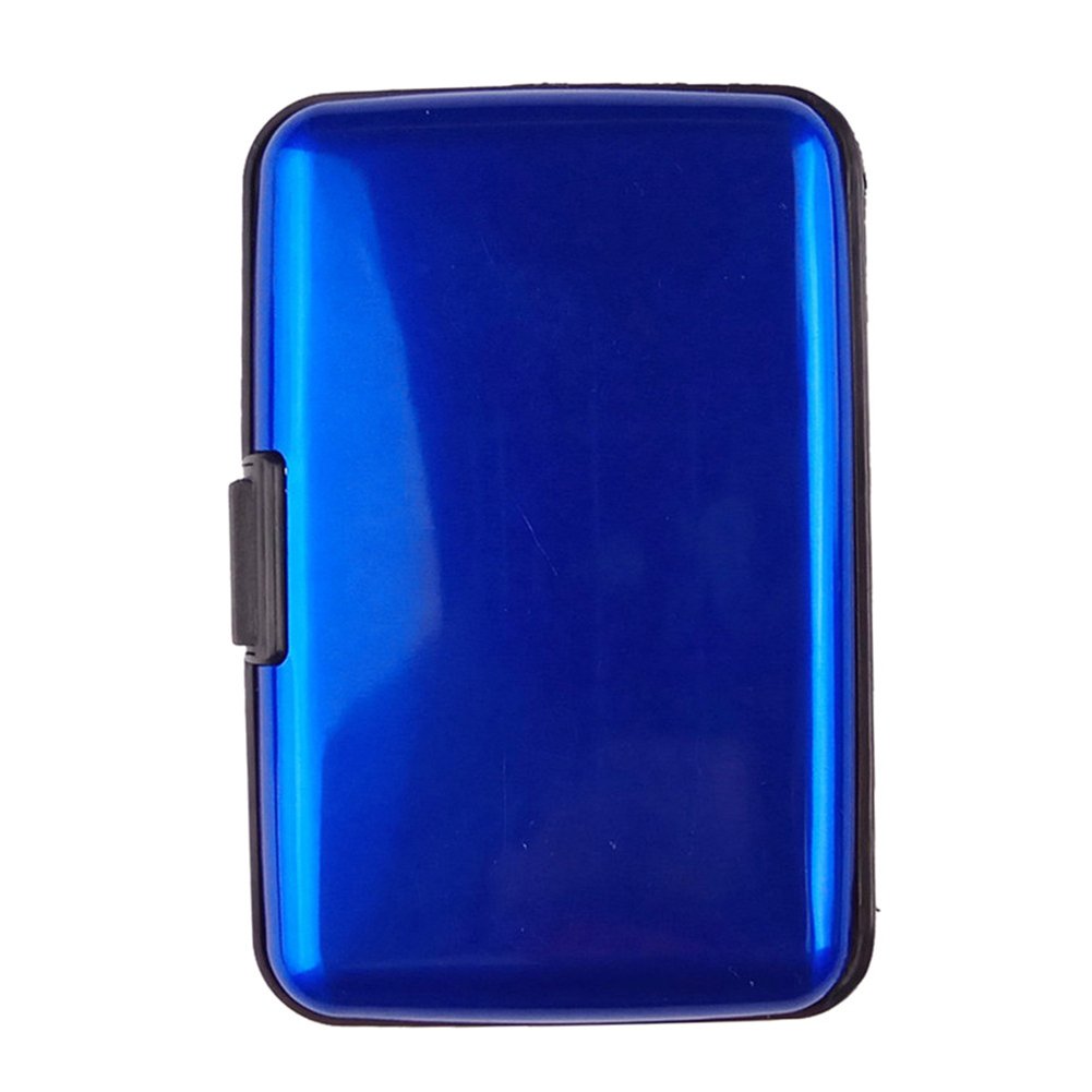 Card Holder Fashionable Waterproof Aluminium Men Women Stylish Travel RFID Blocking Wallet Daily Use Image 1