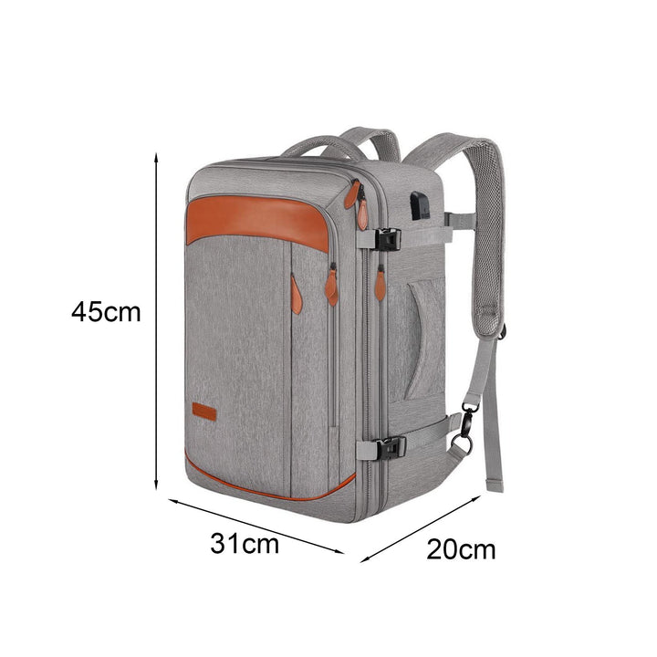 1 Set Travel Backpack with 3 Small Storage Bag Large Capacity Breathable Shoulder Strap College Backpack Bag Hiking Image 7