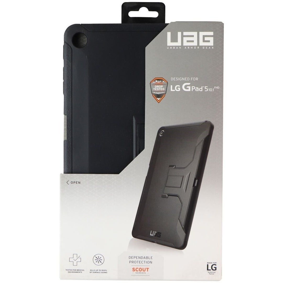 Urban Armor Gear Scout Series Protective Case for LG G Pad 5 (10.1) FHD - Black Image 4