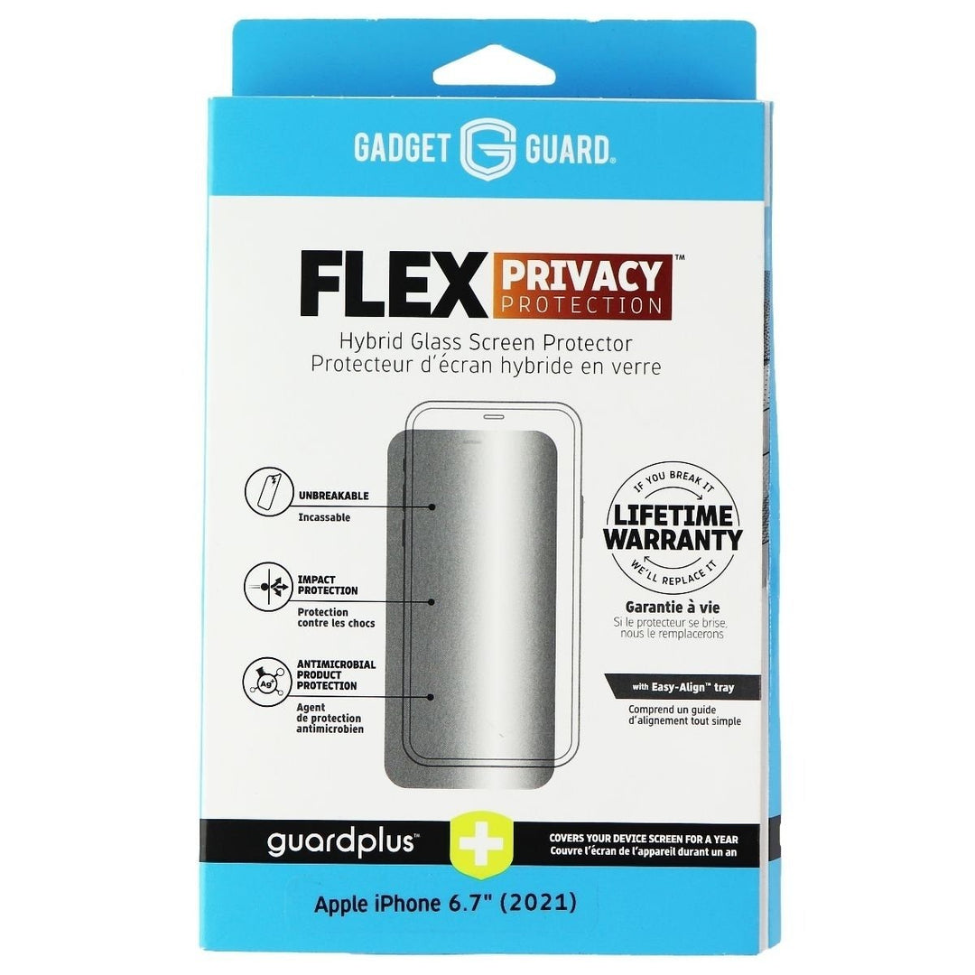 Gadget Guard Flex Privacy Screen Protector for iPhone 13 Pro Max - Privacy/Tint Image 1