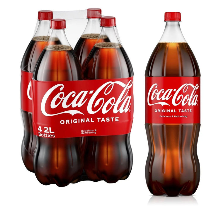 Coca-Cola 2 Liter Bottles (Pack of 4) Image 1