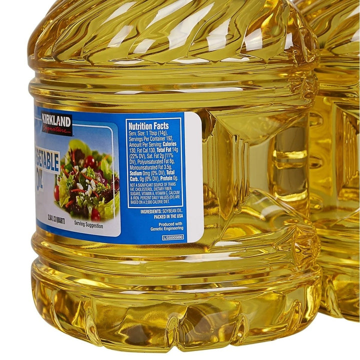 Kirkland Signature 100% Pure Vegetable Oil 3 Quart (Pack of 2) Image 2