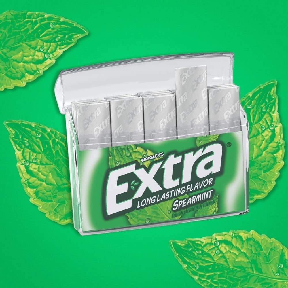 Extra Spearmint Sugar-free Gum (35 Count 6 Packs.) Image 4