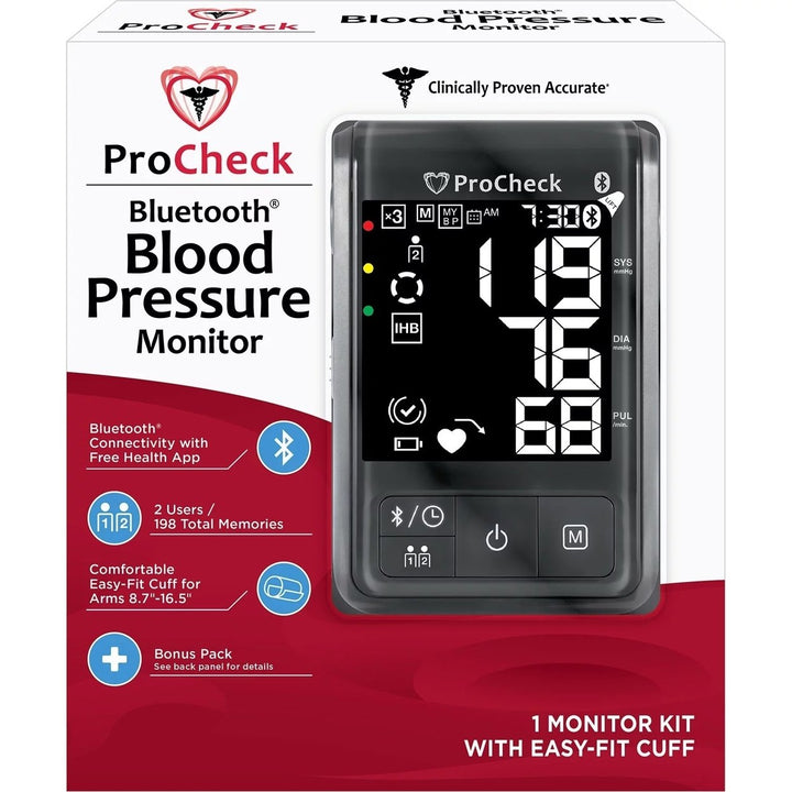 ProCheck Bluetooth Blood Pressure Monitor with Bonus Pack Image 1