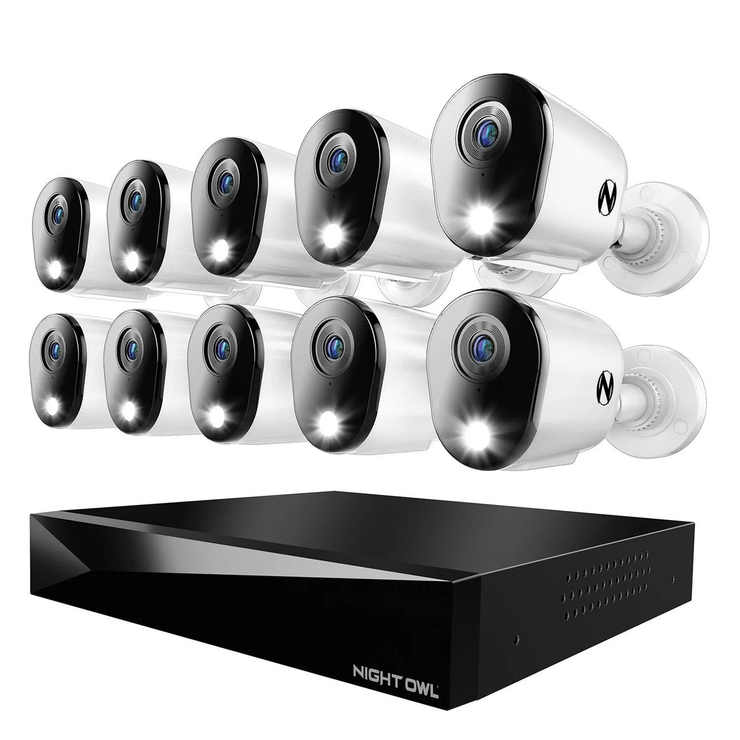 Night Owl 20 Channel 16 Wired 4 Wi-Fi 4K DVR Security System w/ 2TB Hard Drive Image 1