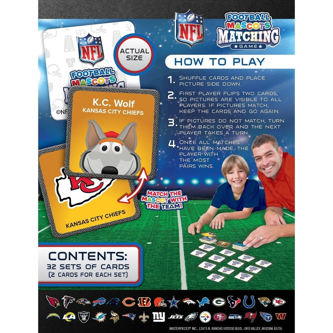 NFL Mascots Matching Game Image 3