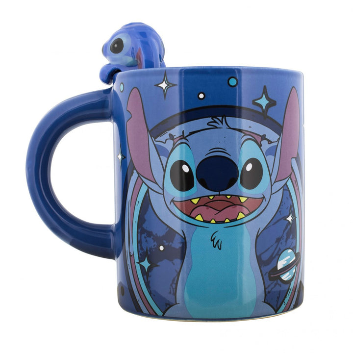 Lilo and Stitch 17oz Mug with Sculpted Stitch Critter Image 1