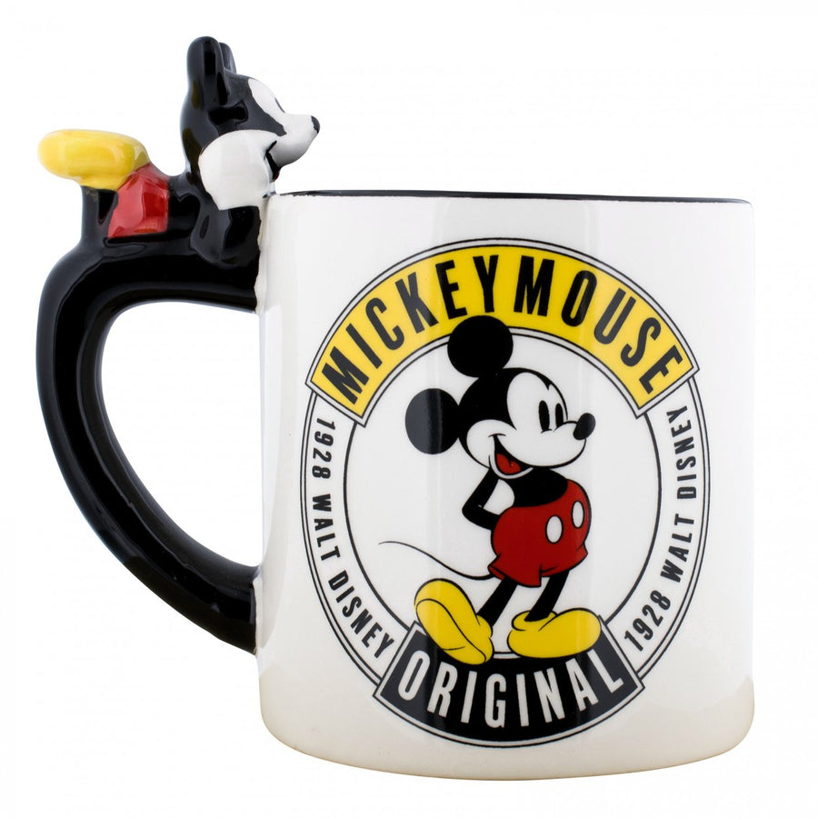 Mickey Mouse Original 17oz Mug Sculpted Mickey Handle Image 1