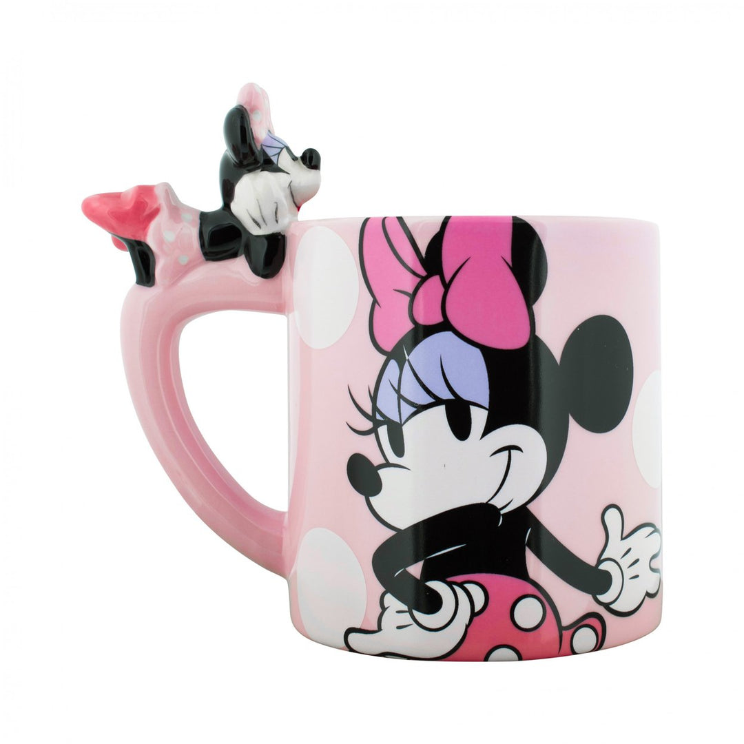 Minnie Mouse 17oz Mug with Sculpted Minnie Handle Image 1