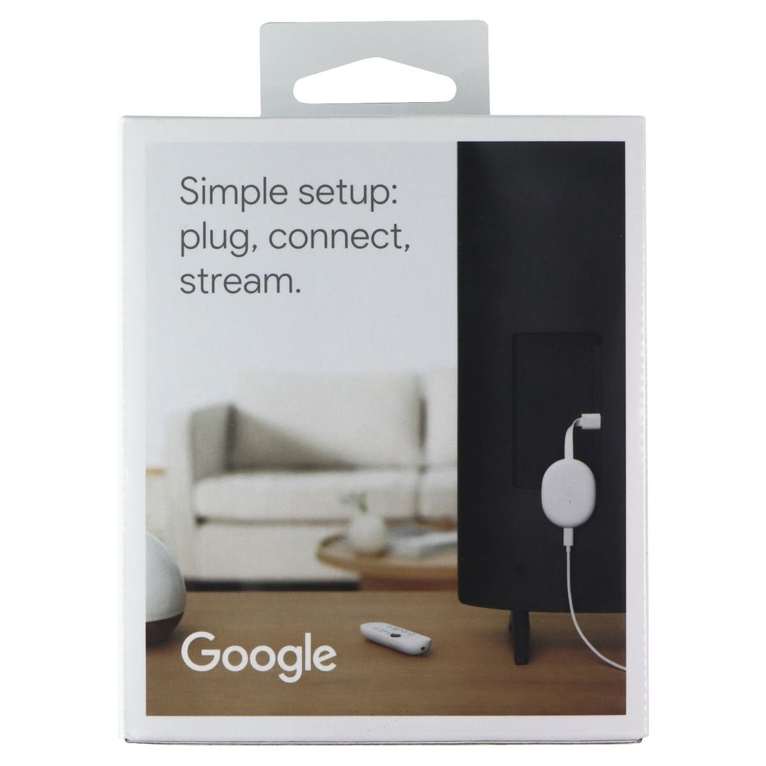 Google 4K Chromecast with Google TV - Snow (GA01919-US) Image 4