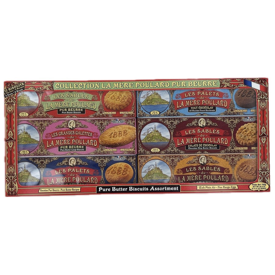 La Mere Poulard Pure Butter Biscuit Asssortment 26.8 Ounce (72 Count) Image 1