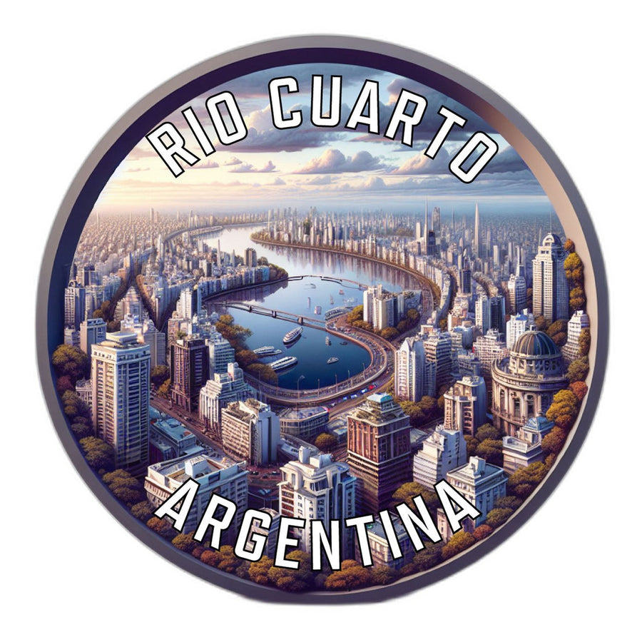 Rio Cuarto Argentina Souvenir Die Cut Flat Magnet Image 1