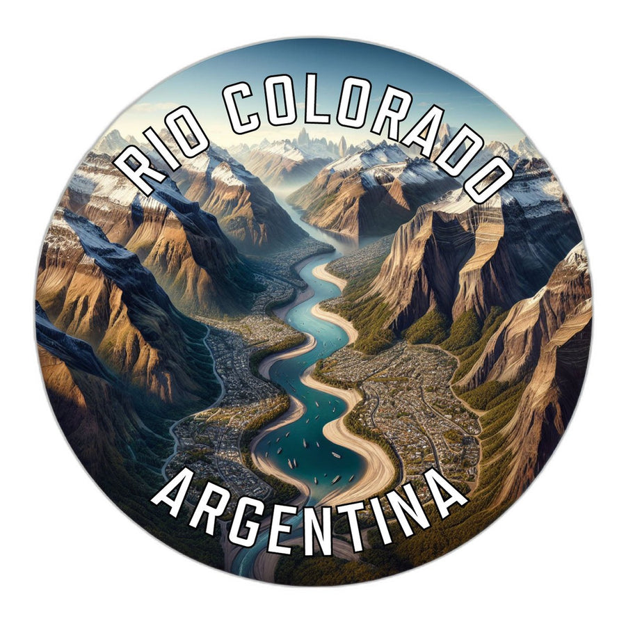 Rio Colorado Argentina Souvenir Die Cut Flat Magnet Image 1