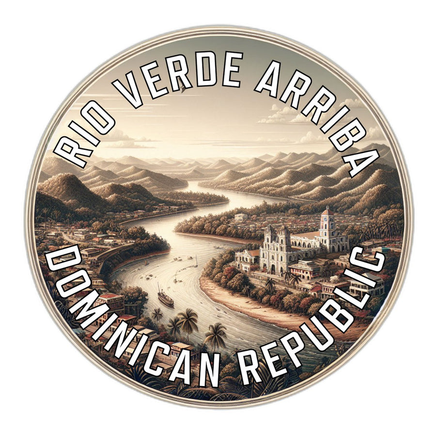 Rio Verde Arriba Dominican Republic Souvenir Die Cut Flat Magnet Image 1