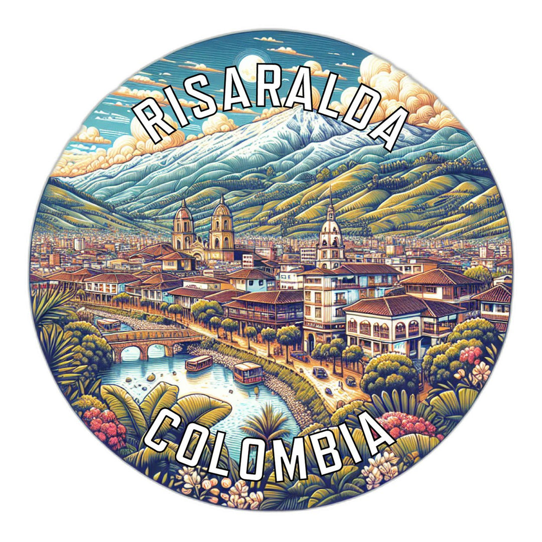 Risaralda Colombia Souvenir Die Cut Flat Magnet Image 1