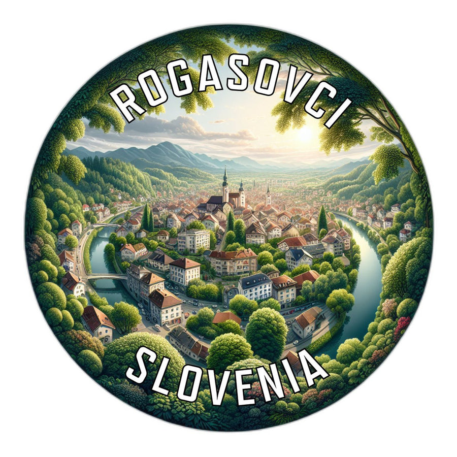 Rogasovci Slovenia Souvenir Die Cut Flat Magnet Image 1