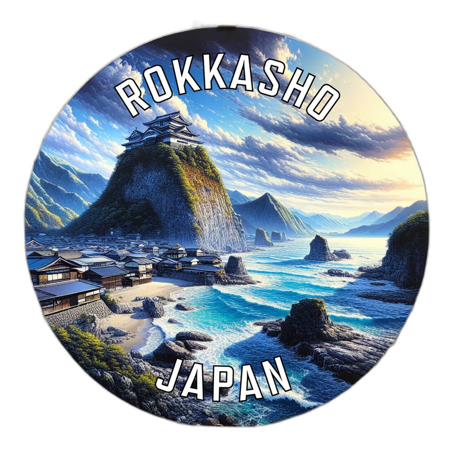 Rokkasho Japan Souvenir Die Cut Flat Magnet Image 1