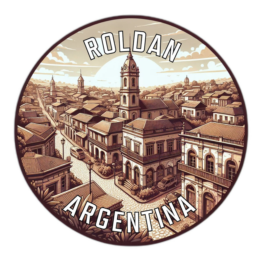 Roldan Argentina Souvenir Die Cut Flat Magnet Image 1