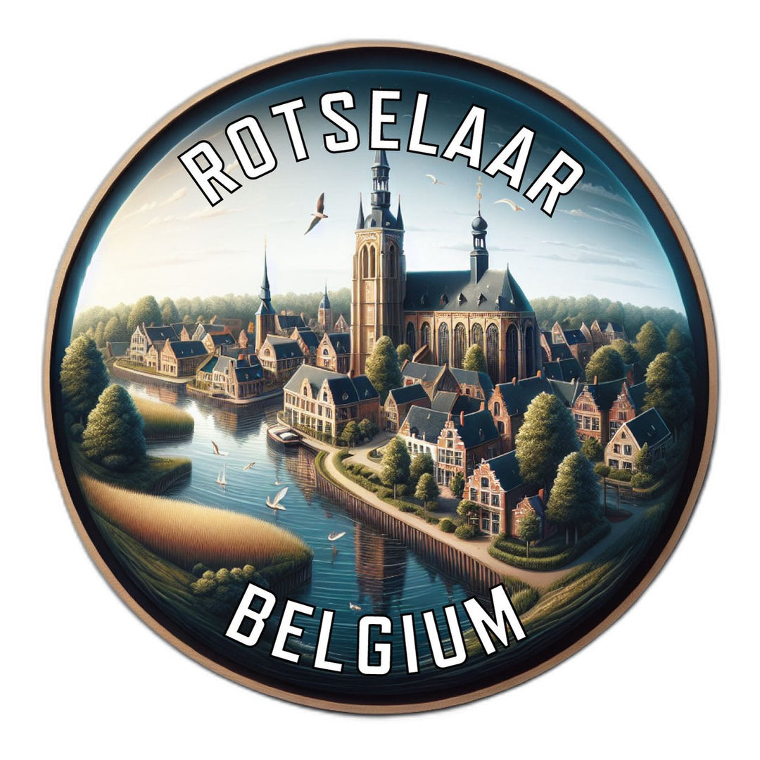 Rotselaar Belgium Souvenir Die Cut Flat Magnet Image 1