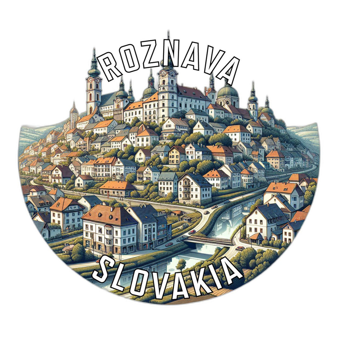 Roznava Slovakia Souvenir Die Cut Flat Magnet Image 1