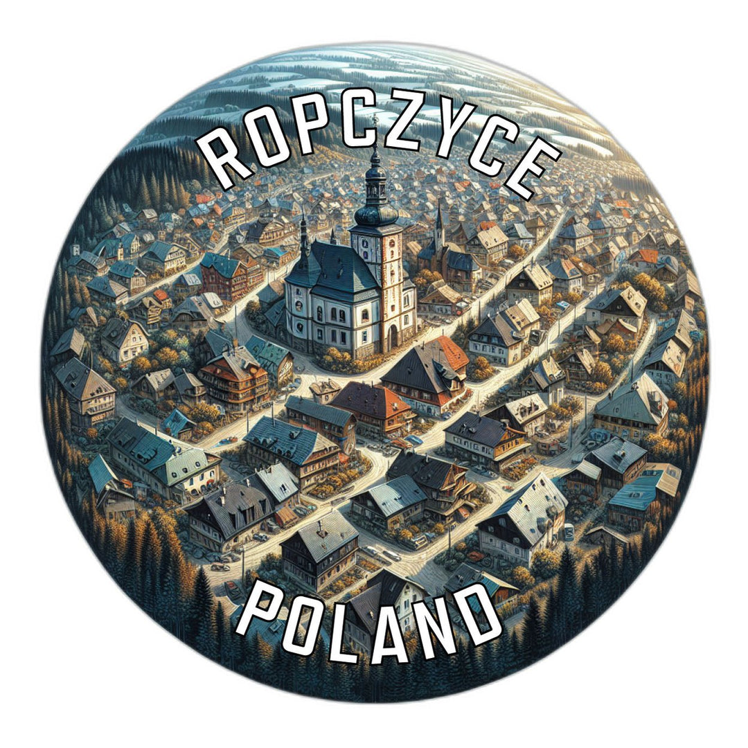 Ropczyce Poland Souvenir Die Cut Flat Magnet Image 1