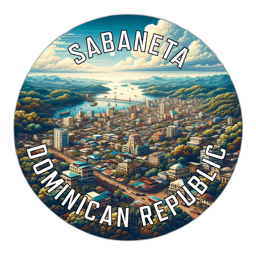 Sabaneta Dominican Republic Souvenir Die Cut Flat Magnet Image 1