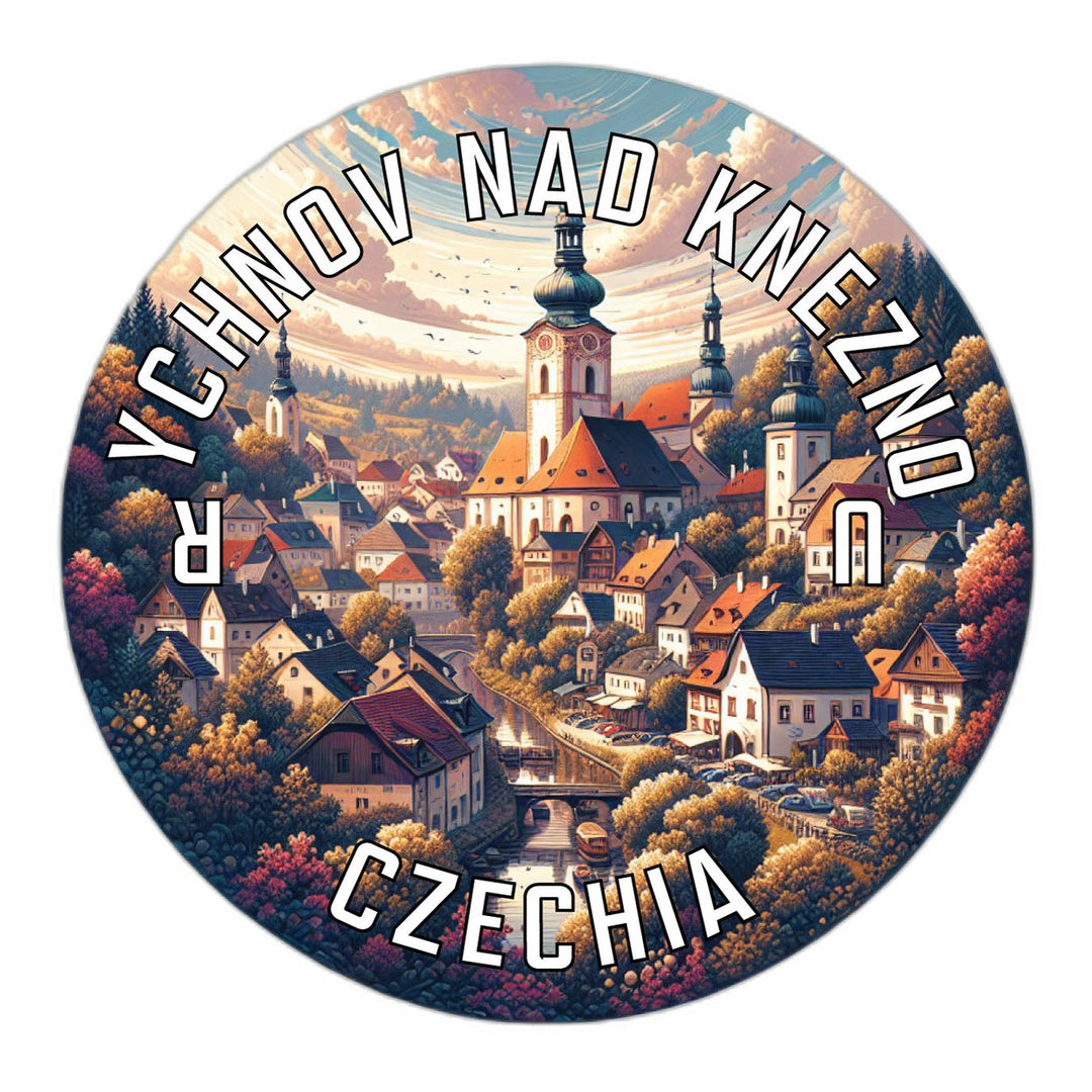 Rychnov nad Kneznou Czechia Souvenir Die Cut Flat Magnet Image 1