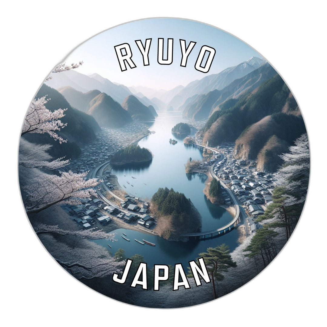 Ryuyo Japan Souvenir Die Cut Flat Magnet Image 1