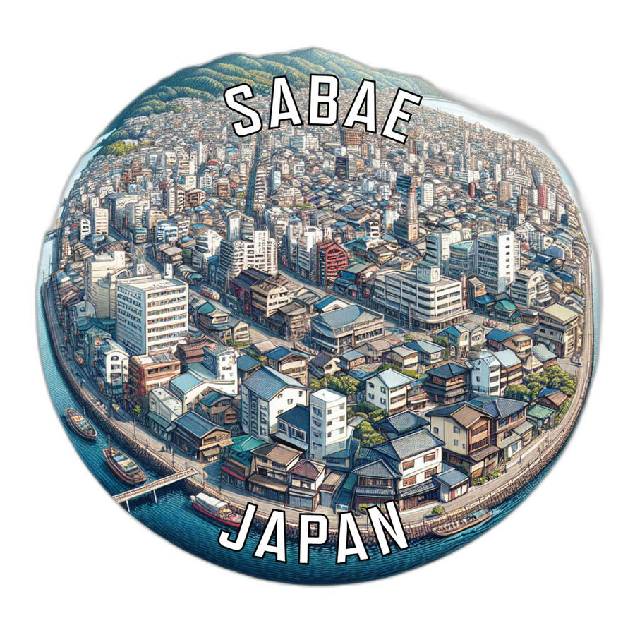 Sabae Japan Souvenir Die Cut Flat Magnet Image 1