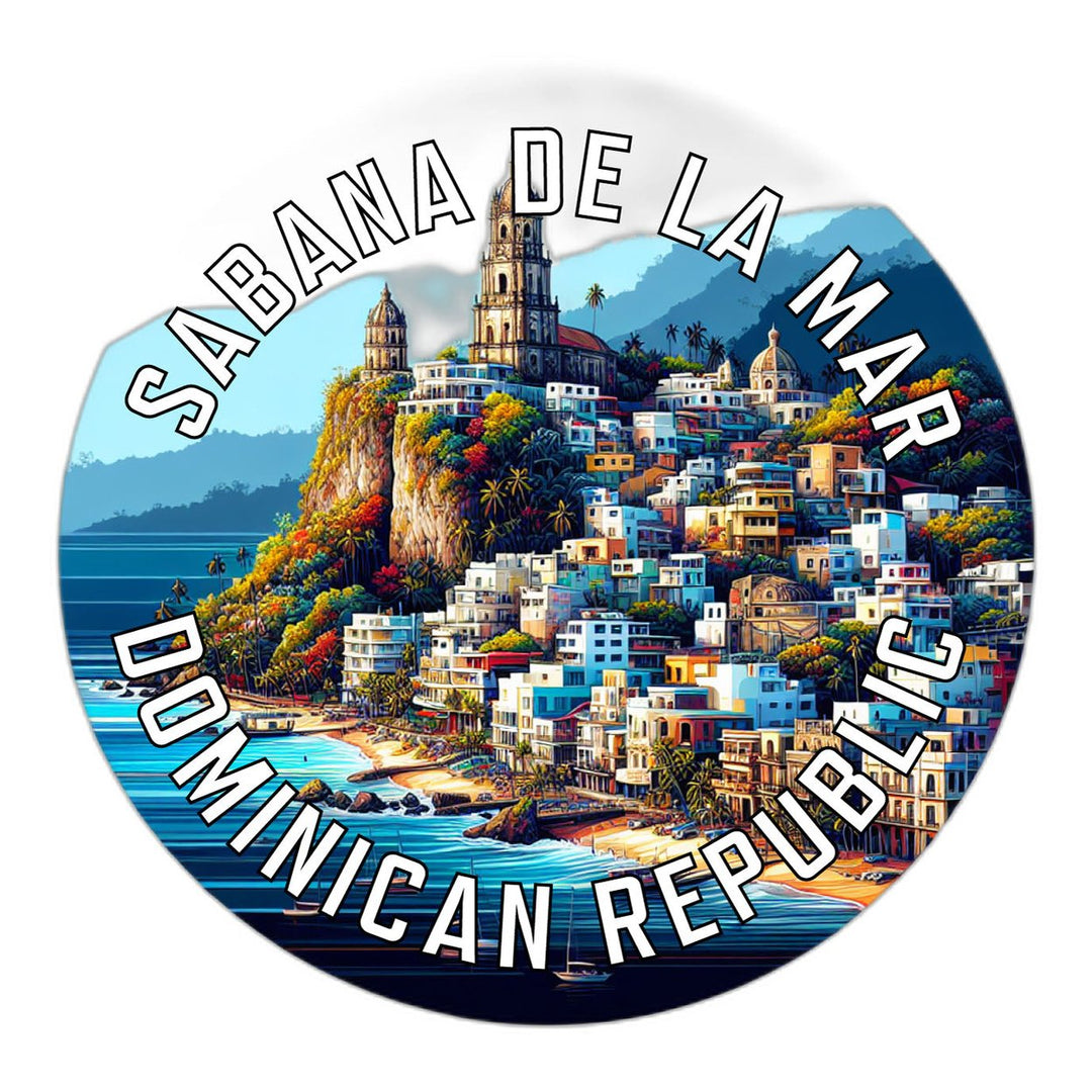 Sabana de La Mar Dominican Republic Souvenir Die Cut Flat Magnet Image 1