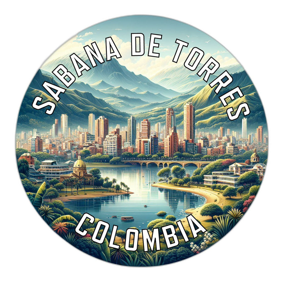 Sabana de Torres Colombia Souvenir Die Cut Flat Magnet Image 1