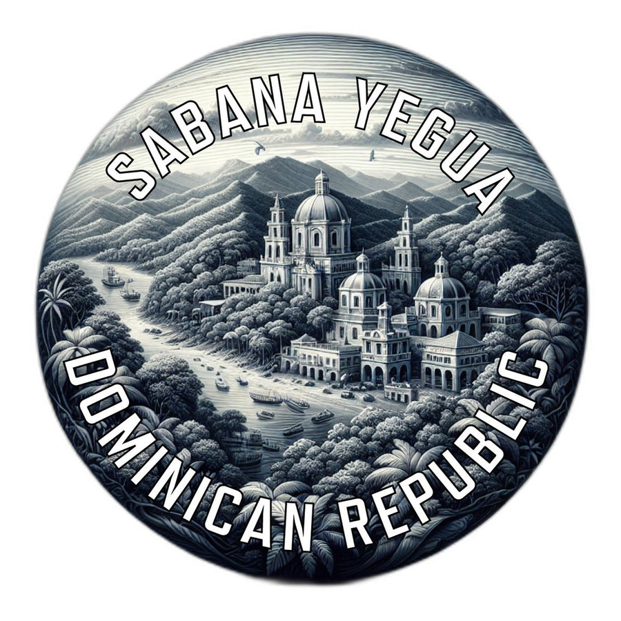 Sabana Yegua Dominican Republic Souvenir Die Cut Flat Magnet Image 1