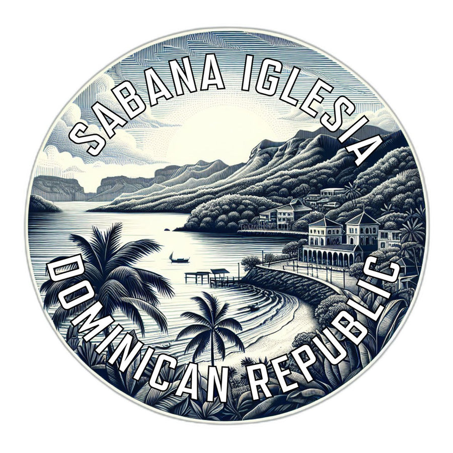 Sabana Iglesia Dominican Republic Souvenir Die Cut Flat Magnet Image 1