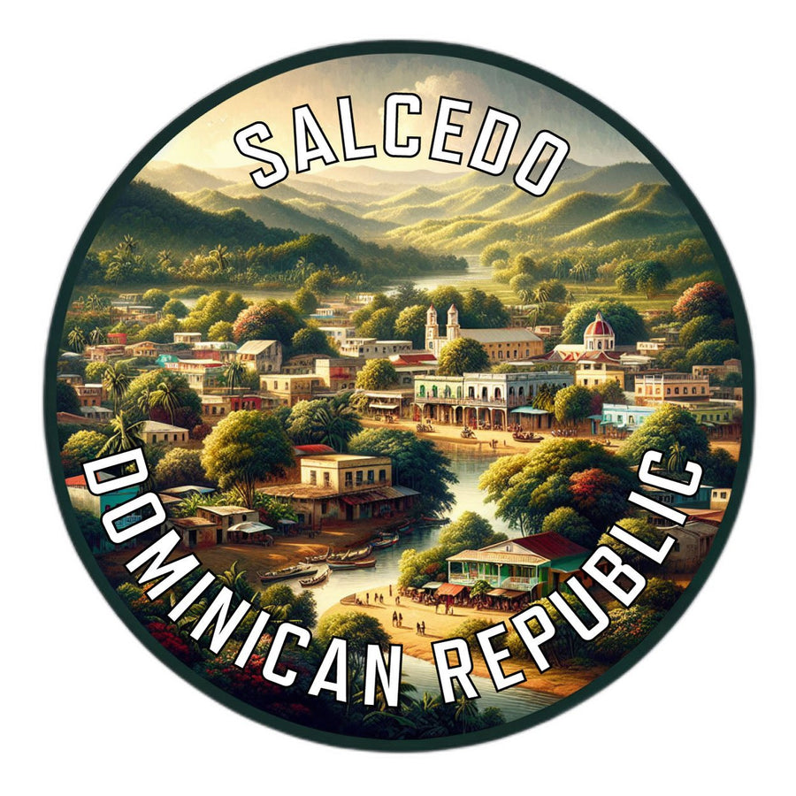 Salcedo Dominican Republic Souvenir Die Cut Flat Magnet Image 1