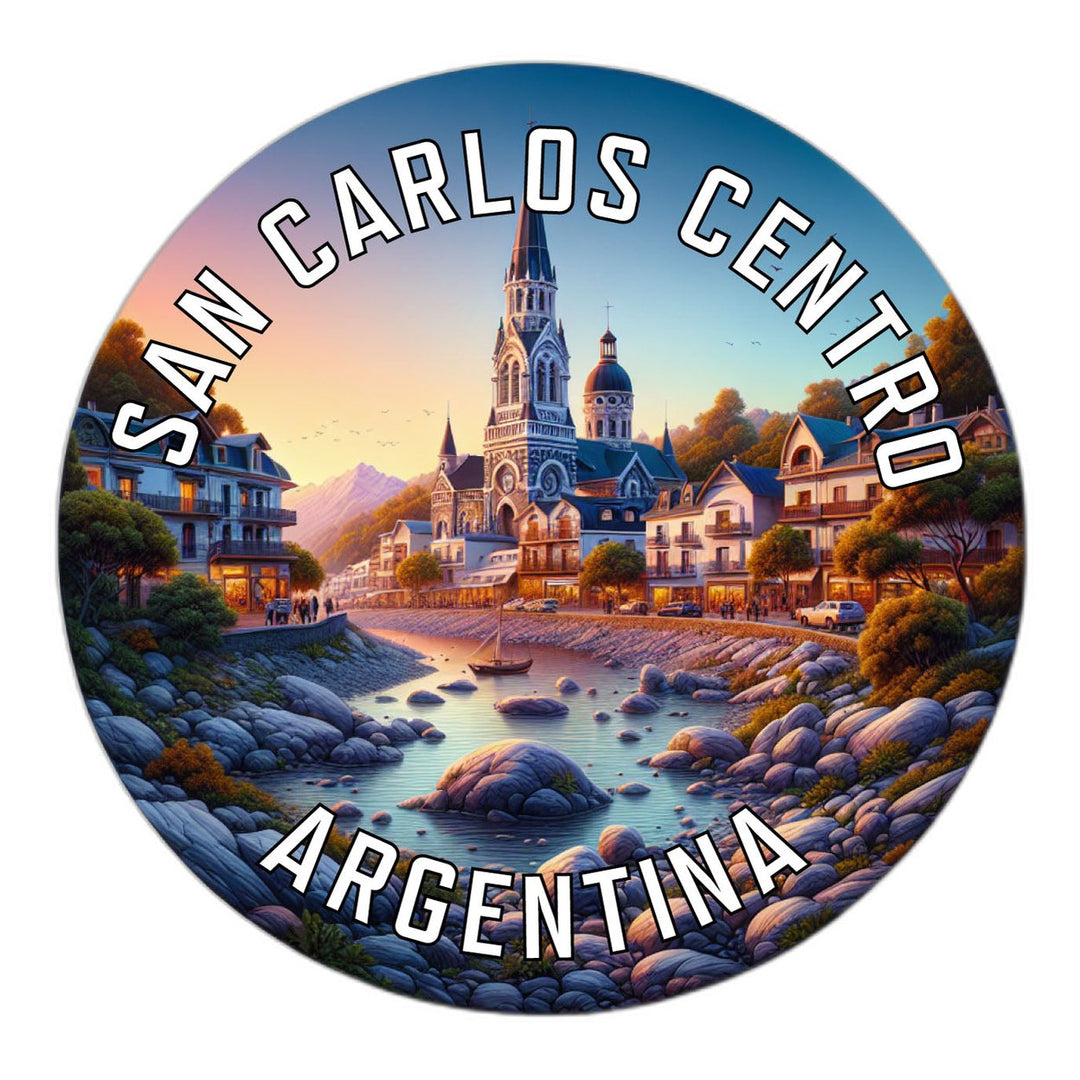 San Carlos Centro Argentina Souvenir Die Cut Flat Magnet Image 1