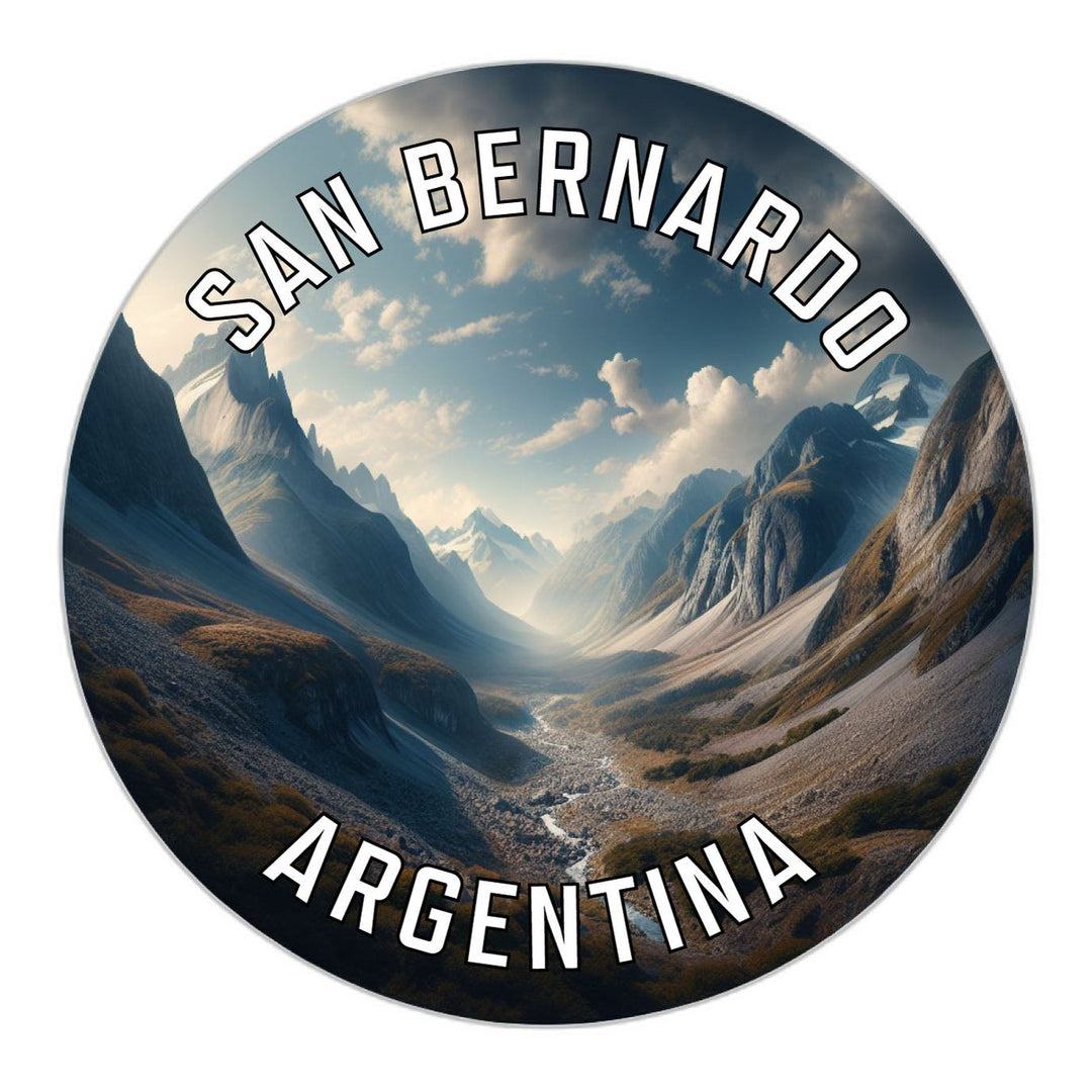 San Bernardo Argentina Souvenir Die Cut Flat Magnet Image 1