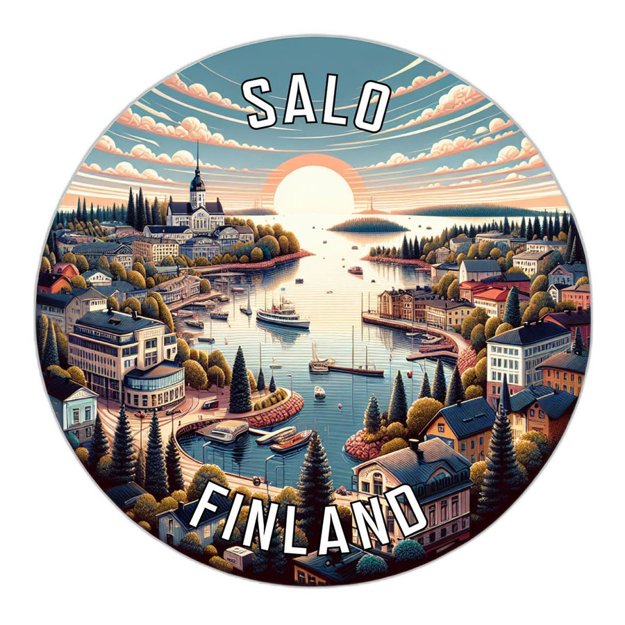 Salo Finland Souvenir Die Cut Flat Magnet Image 1