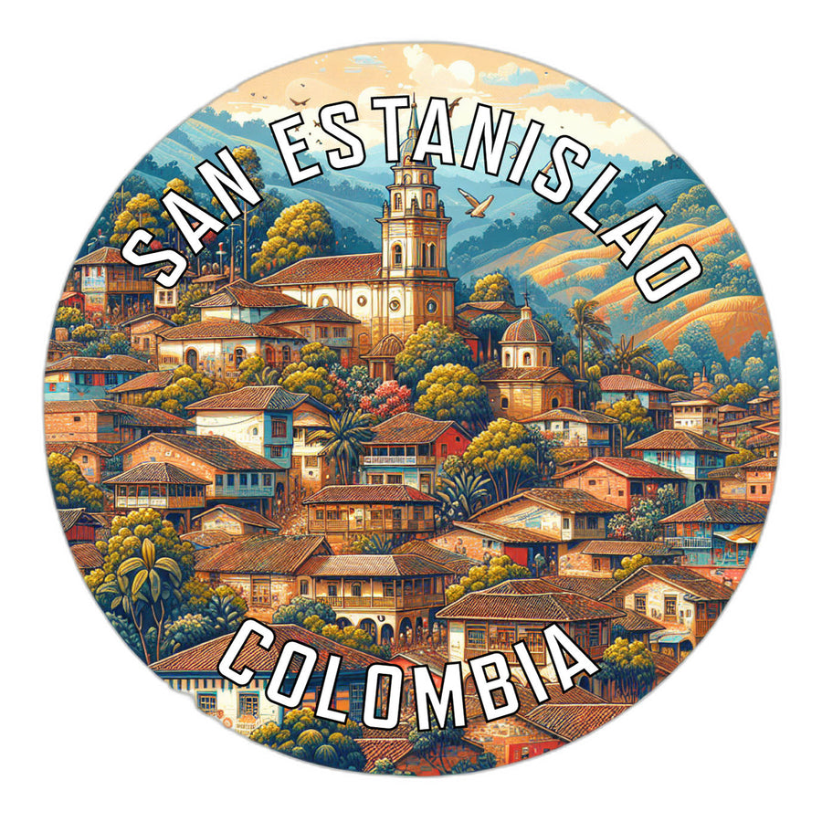 San Estanislao Colombia Souvenir Die Cut Flat Magnet Image 1