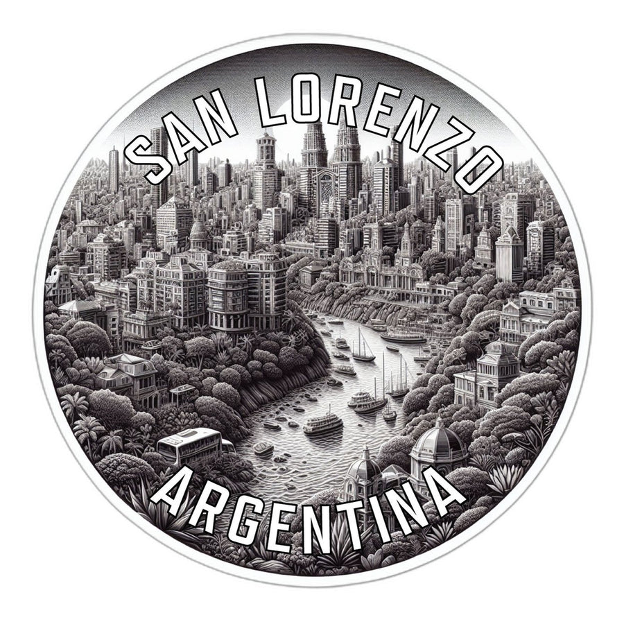 San Lorenzo Argentina Souvenir Die Cut Flat Magnet Image 1