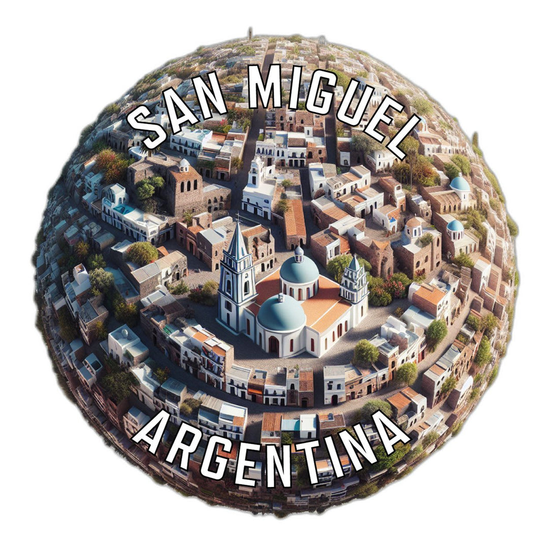 San Miguel Argentina Souvenir Die Cut Flat Magnet Image 1