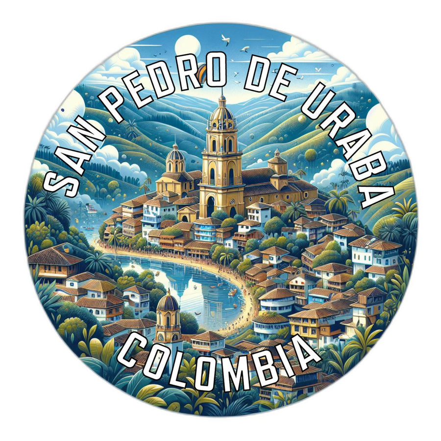 San Pedro de Uraba Colombia Souvenir Die Cut Flat Magnet Image 1